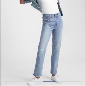 Gap Sky High Straight Jeans